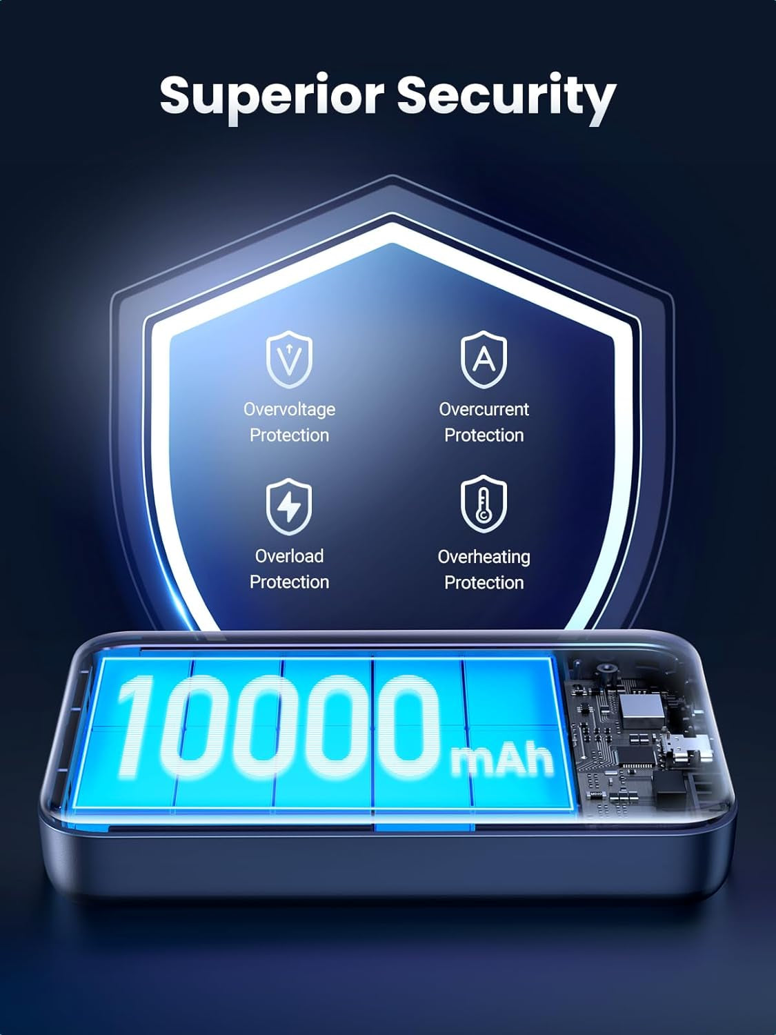 Magsafe Power Bank 10000Mah Wireless Portable Charger 20W PD Fast Charging Magnetic Battery Pack Powerbank Compatible with Iphone 16 Pro Max/15 Plus/14/13/12 Series, Black