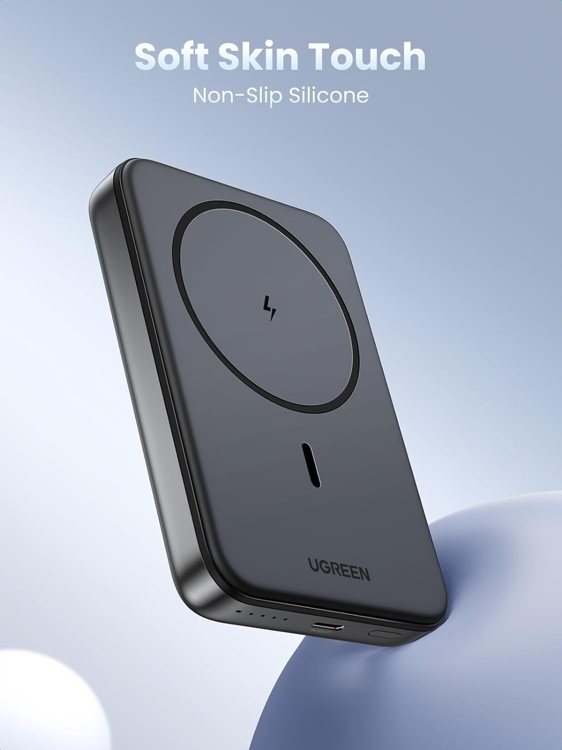 Magsafe Power Bank 10000Mah Wireless Portable Charger 20W PD Fast Charging Magnetic Battery Pack Powerbank Compatible with Iphone 16 Pro Max/15 Plus/14/13/12 Series, Black